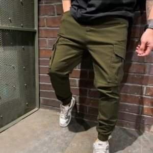 Casual Pure Color Long Pants For Men