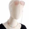 Y2K Style Faux Pearl Bead Necklace Glasses Chain