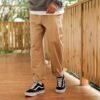Loose Solid Straight-Leg Pants For Men