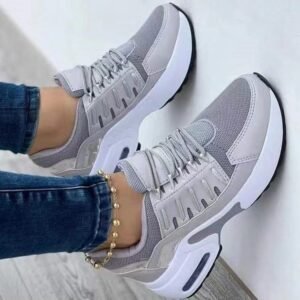 Casual Sports Lace Up Sneakers For Women